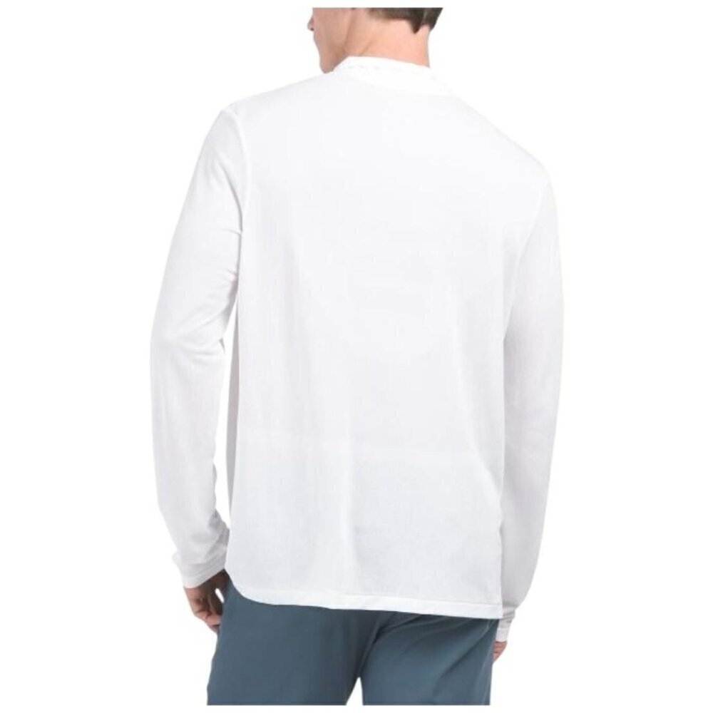 Under Armour Mens White Quarter Zip Pullover Long Sleeve Top Activewear Sz 3XL - Picture 2 of 10